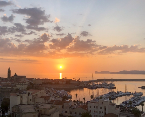 tramonto ad Alghero